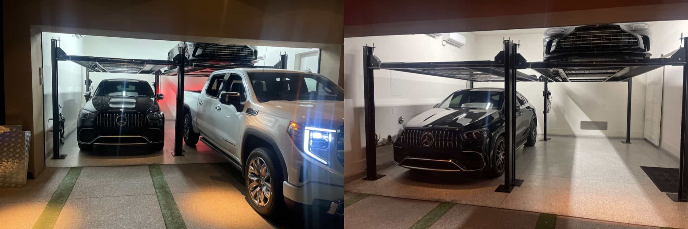 2 Lifts 1 Garage — car lift & garage installation in Las Vegas by LIFTED