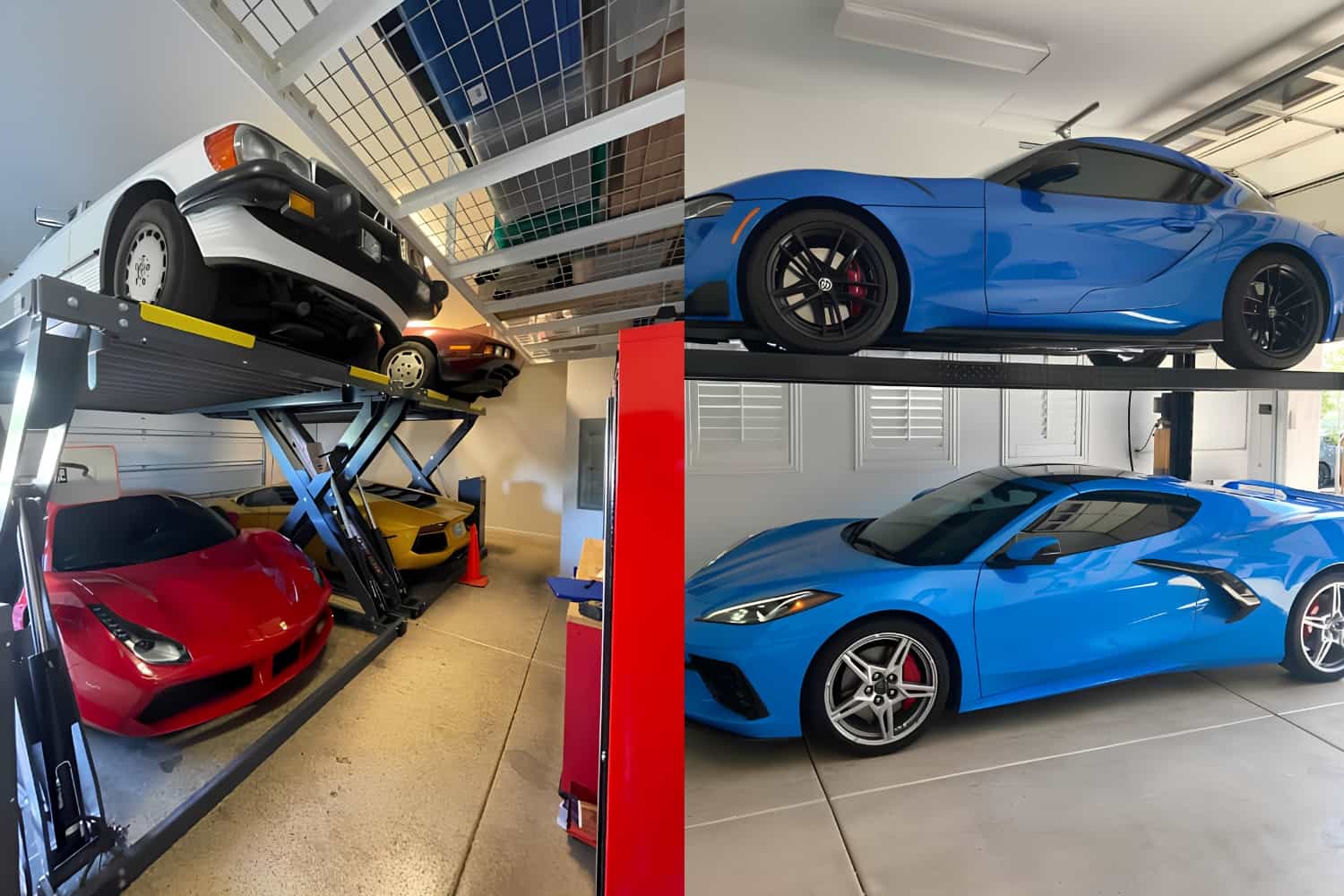2 Platform Lifts Garage — car lift & garage installation in Las Vegas by LIFTED