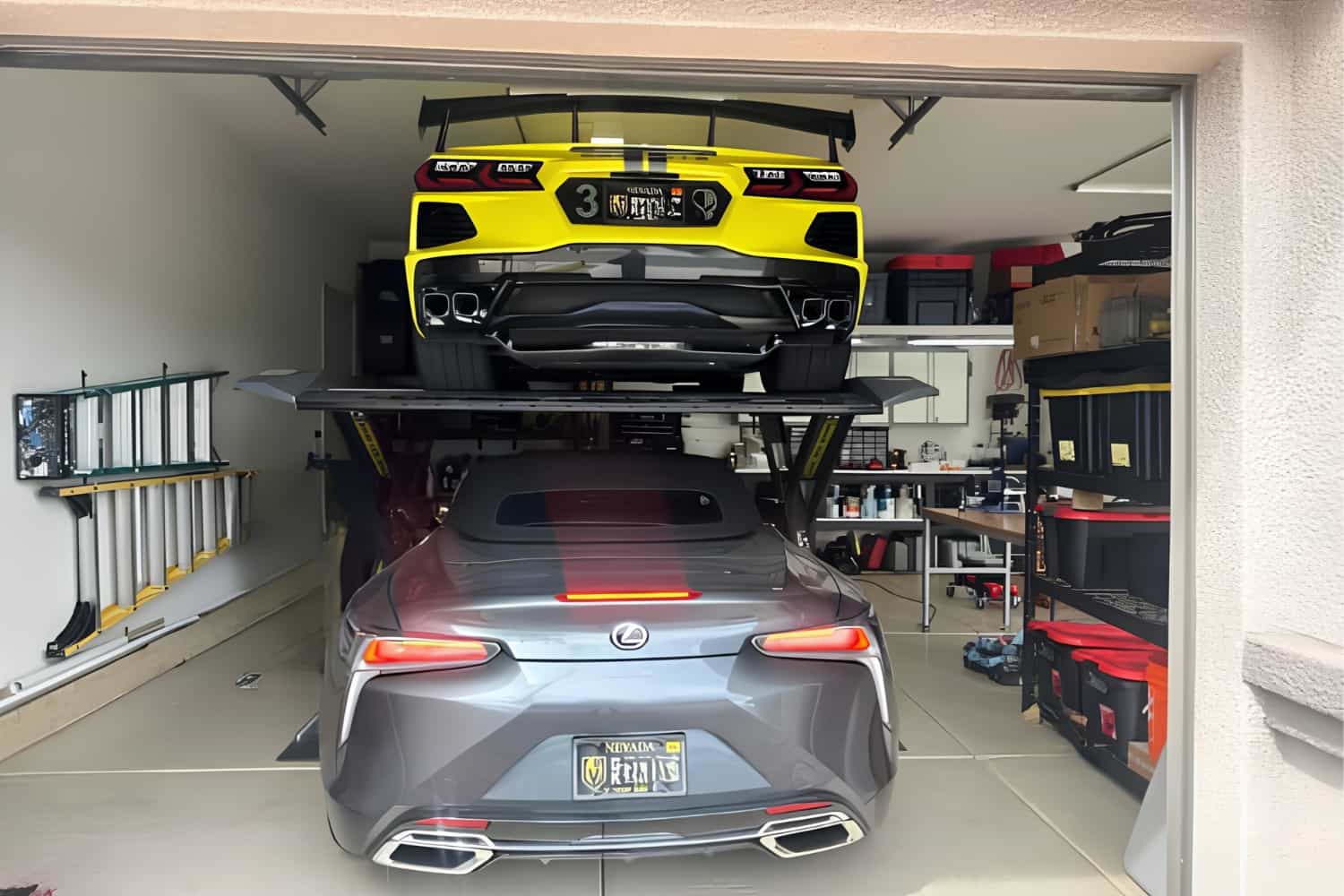 Platform Lift Garage — car lift & garage installation in Las Vegas by LIFTED