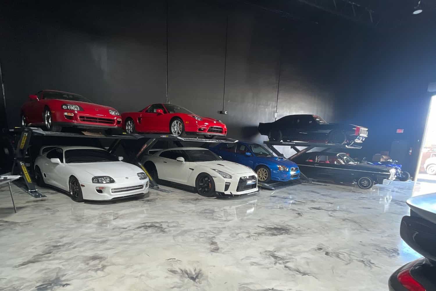 Warehouse With Platform Lifts — car lift & garage installation in Las Vegas by LIFTED